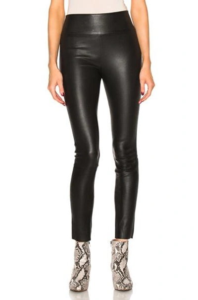 SPRWMN HIGH WAIST LEATHER ANKLE LEGGINGS,SPRF-WP1