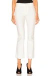 Derek Lam 10 Crosby Elasticated Waistband Tapered Trousers In White