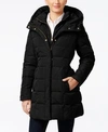 COLE HAAN WOMEN'S HOODED DOWN PUFFER COAT