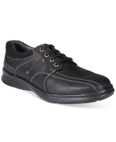 Clarks Men's Cotrell Walk Sneaker In Black Oily