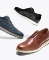 Cole Haan Original Grand Wingtip Derby In Black/white