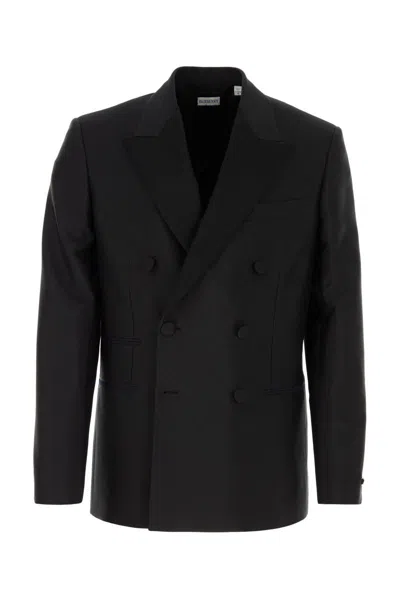 Burberry Jackets And Waistcoats In Black