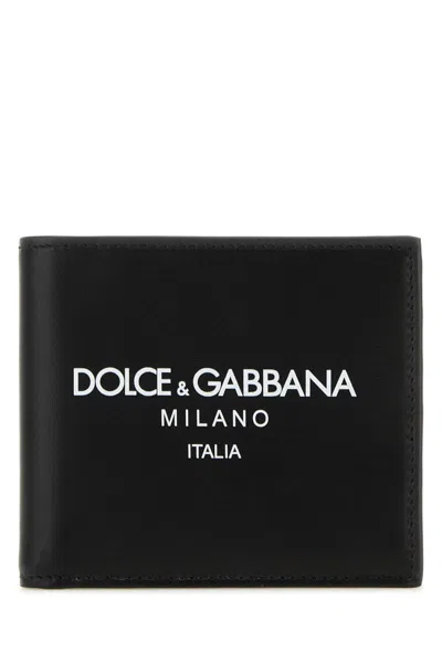 Dolce & Gabbana Wallets In Black Black