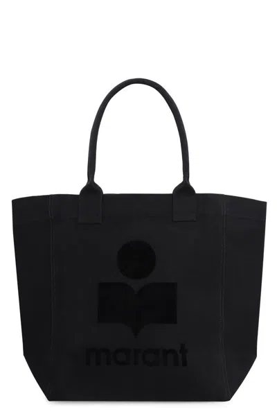 Isabel Marant Yenky Canvas Tote Bag In Black
