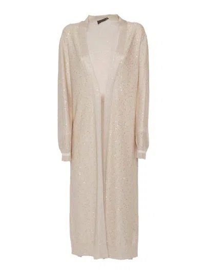 Lorena Antoniazzi Cardigan In Beige