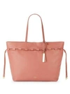 VINCE CAMUTO SOLID LEATHER TOTE,0400095651113