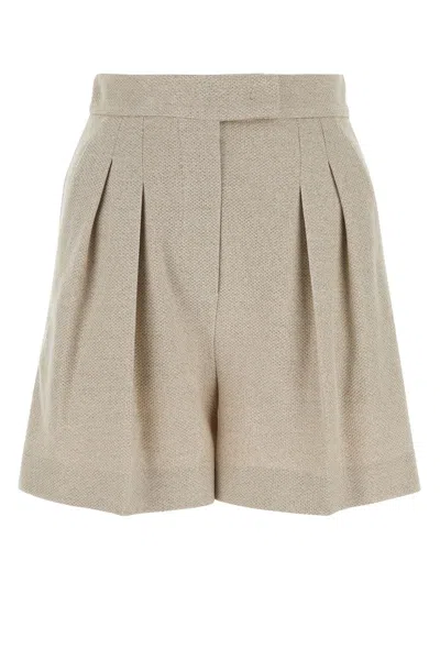 Max Mara Shorts In Beige