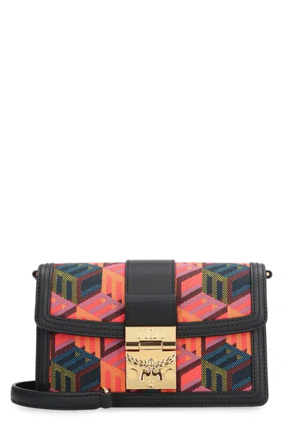 Mcm Tracy Fabric Mini Shoulder Bag In Multicolor