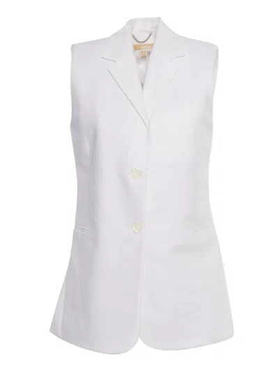Michael Kors Jacket In Bianco