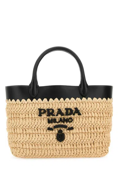 Prada Handbags. In Beige O Tan