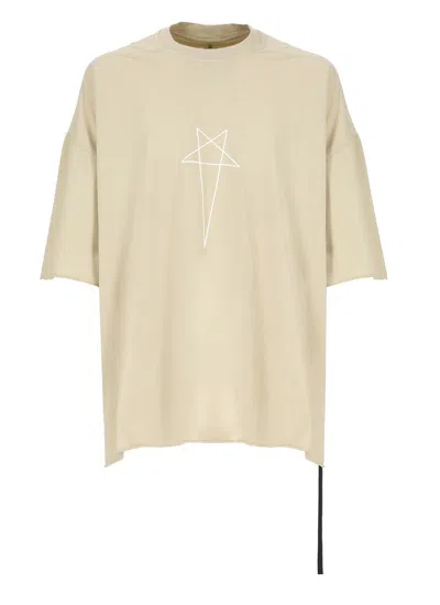 Rick Owens Drkshdw T-shirts And Polos Beige