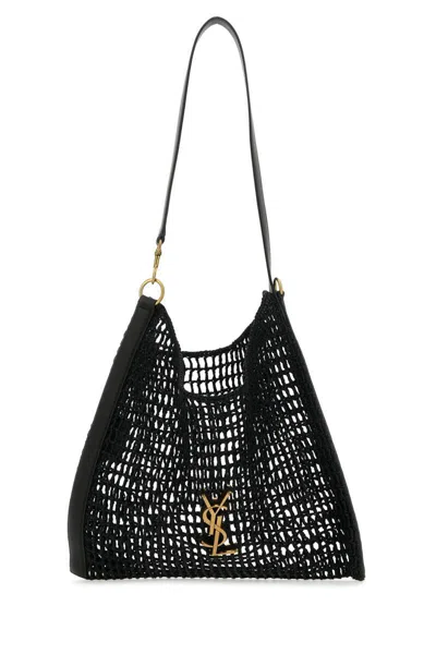 Saint Laurent Handbags. In Black Black