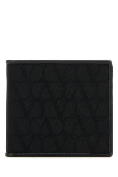 Valentino Garavani Wallets In Black