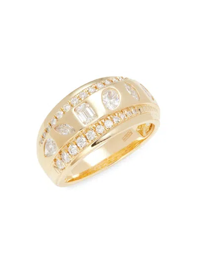Effy Women's 14k Yellow Gold & 1.09 Tcw Diamond Ring