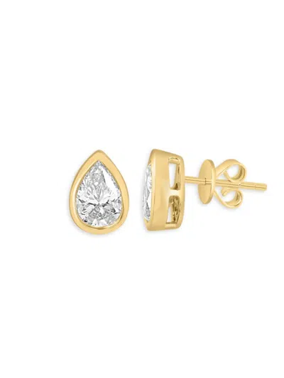 Effy Women's 14k Yellow Gold & 1.96 Tcw Lab Grown Diamond Stud Earrings