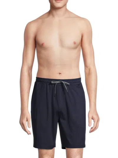 Onia Men's Everyday Heathered Drawstring Shorts In Blue