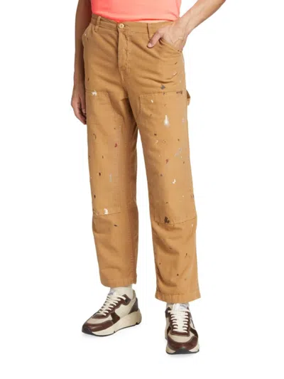Nsf Men's Carpenter Splatter Chino Pants In Wheat