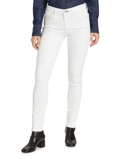 Rag & Bone Cate Skinny Jeans In White
