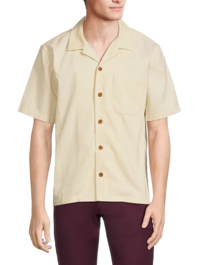 Frame Cotton-corduroy Shirt In Beige