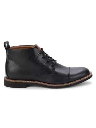 Tommy Hilfiger Men's Rawstin Cap Toe Chukka Boots In Black