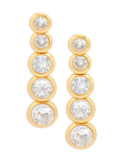 Kate Spade Women's Goldtone Cubic Zirconia Drop Earrings In Metal