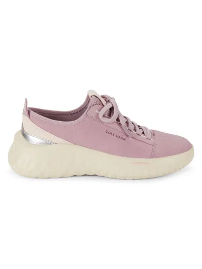 Cole Haan Women's Generation Logo Sneakers In Mauve Shadows-ivory