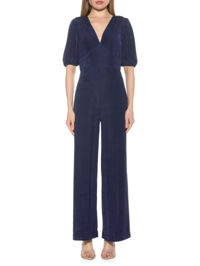 Alexia Admor Ivy Jumpsuit In Navy