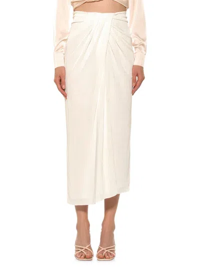 Alexia Admor Jeanette Skirt In Ivory