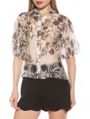 Alexia Admor Women's The Billie Puff Sleeve Blouse In Oat Floral