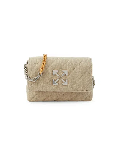 Off-white Women's Jackhammer Leather Camera Bag In Brown
