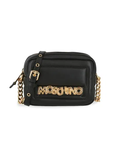 Moschino Crossbody Bag In Black
