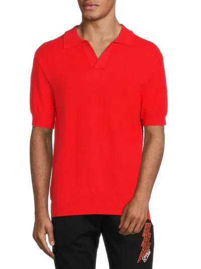 Truth Polo Sweater In Red