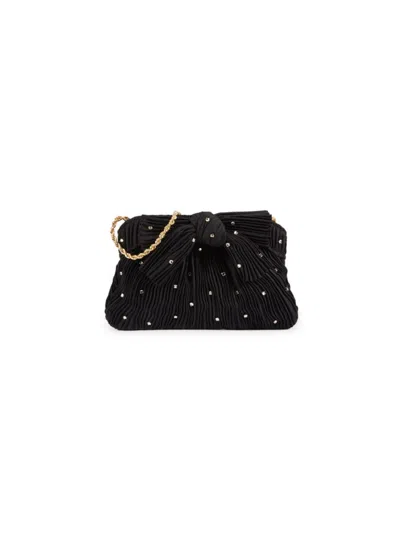 Loeffler Randall Rochelle Clutch In Black Crystal