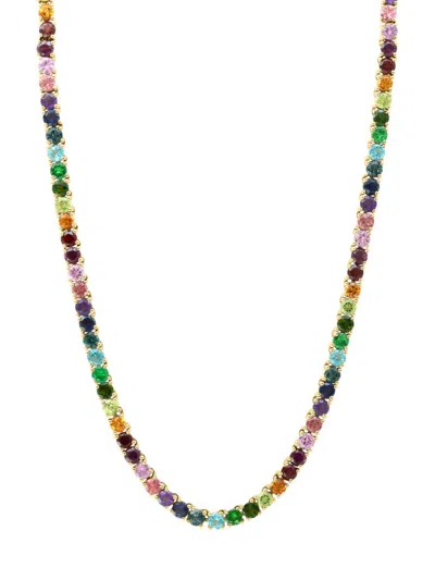 Effy Women's 14k Yellow Gold & Multi Stone Necklace/16"