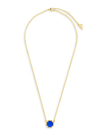 Sterling Forever Women's 14k Goldplated & Enamel Necklace In Brass