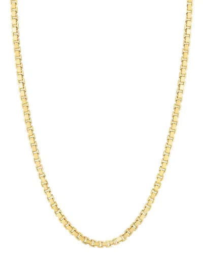 Saks Fifth Avenue Women's 14k Yellow Gold Box Chain Necklace/20"