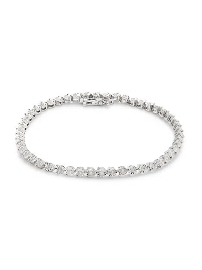 Saks Fifth Avenue Women's 14k White Gold & 1 Tcw Diamond Bracelet