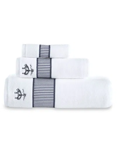 Brooks Brothers Kids' 3-piece Turkish Cotton Towel Set In Anthracite