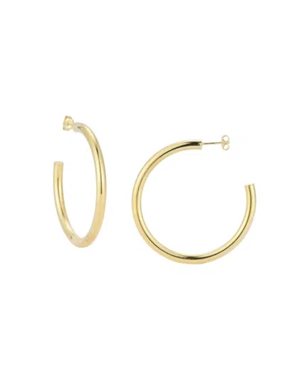 Sphera Milano Women's 14k Goldplated Sterling Silver Half Hoop Earrings