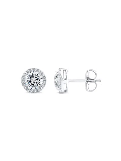 Saks Fifth Avenue Women's 14k White Gold & 1.5 Tcw Lab Grown Diamond Stud Earrings