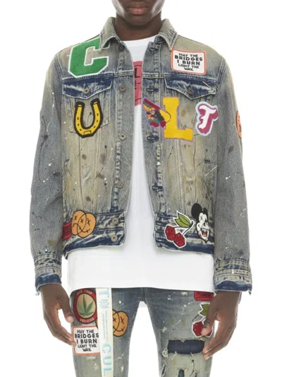 Cult Of Individuality Type Iv Denim Jacket In Nocolor