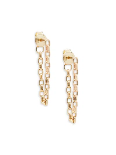 Saks Fifth Avenue Women's 14k Yellow Gold Link Chain Earrings