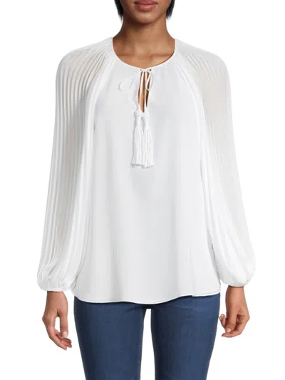 Ungaro Women's Cameron Balloon-sleeve Blouse In White