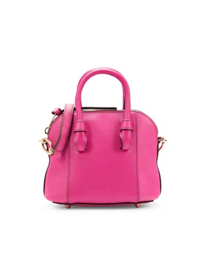 Furla Women's Leather Mini Top Handle Bag In Pink