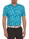 Robert Graham Davos Performance Polo In Teal