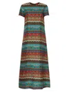 La Doublej Swing Dress In Giza_turquoise