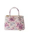 Prada Women's Galleria Printed Saffiano Leather Bag In Pink