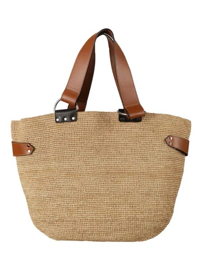 Isabel Marant Bahiba Tote In Neutrals