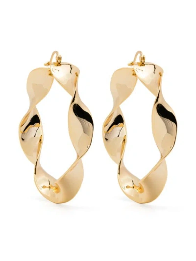 Cult Gaia Yael Hoop Earrings In Gold