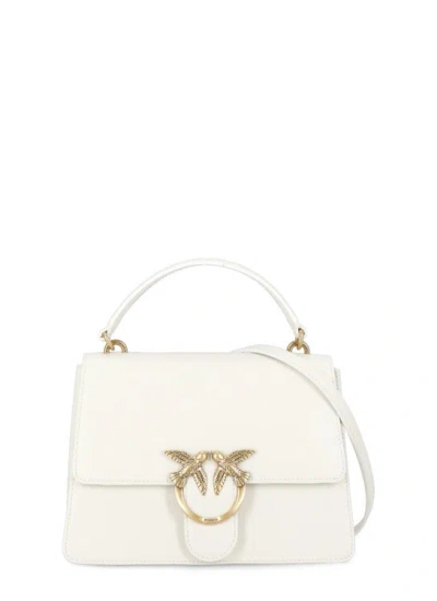 Pinko Love One Top Handle Bag In White
